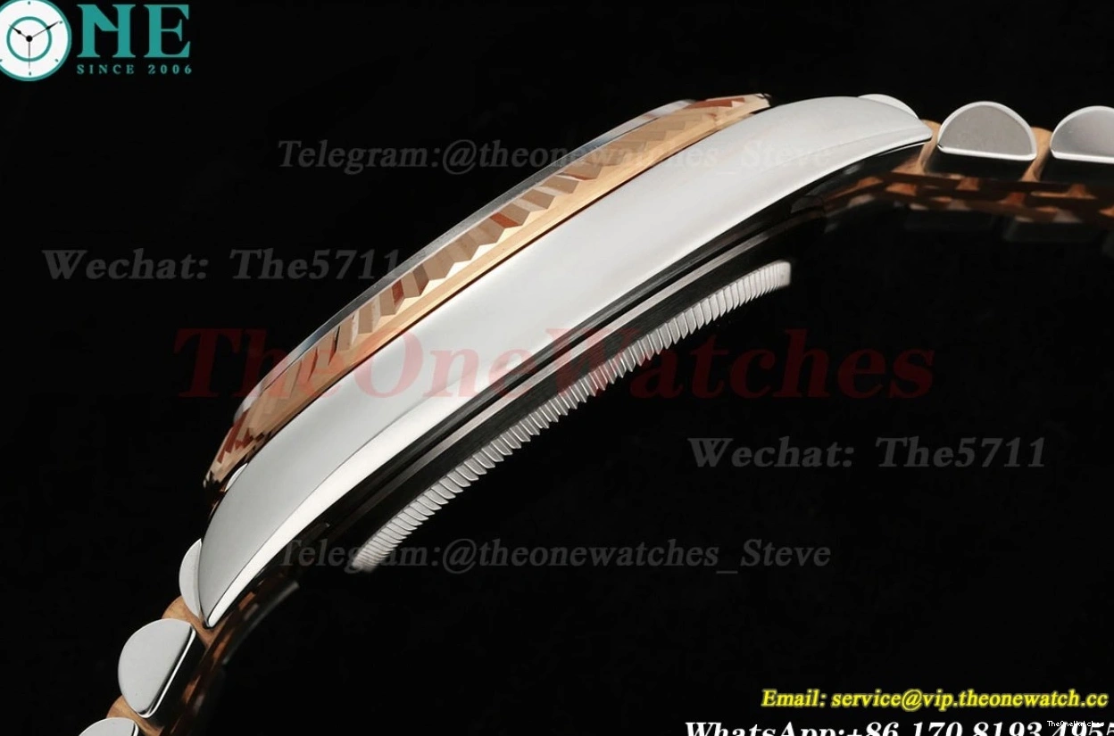 126331 A3235 Datejust Silver EWEF Textured 41mm Jub Stk SS RG 0325